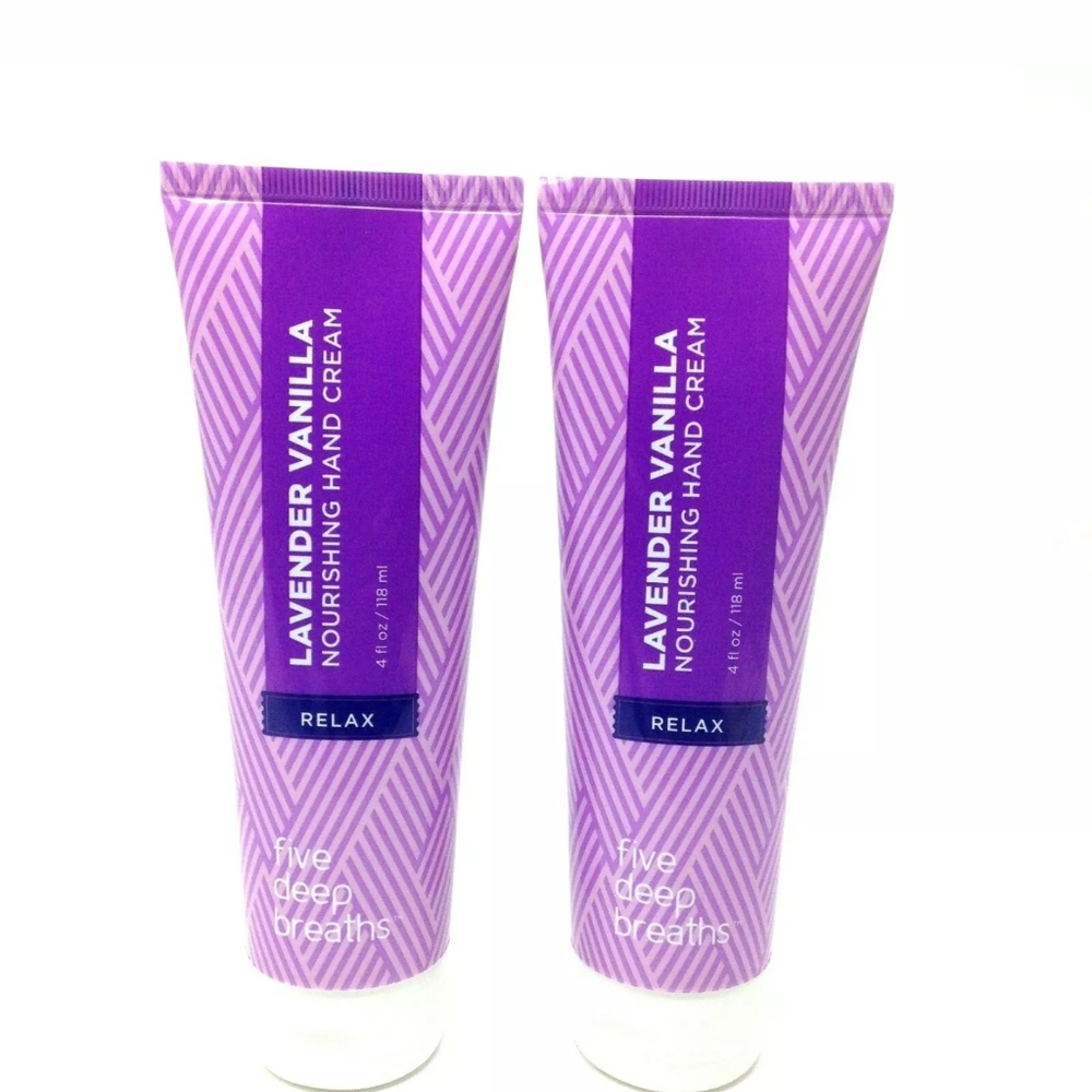 2 x Relaxing Vanilla Lavender Hand Cream